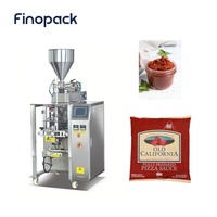 Machine d'emballage verticale pour sachets de sauce à pizza, machine VFFS automatique pour pâte à sauce à pizza, pompe de remplissage pour liquides et sauces