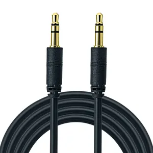 3.5mm Jack Aux Audio Cable Male to Male Stereo Aux Cord 50cm 100cm for Mobile Phone Car Speaker MP4 PC Headphone