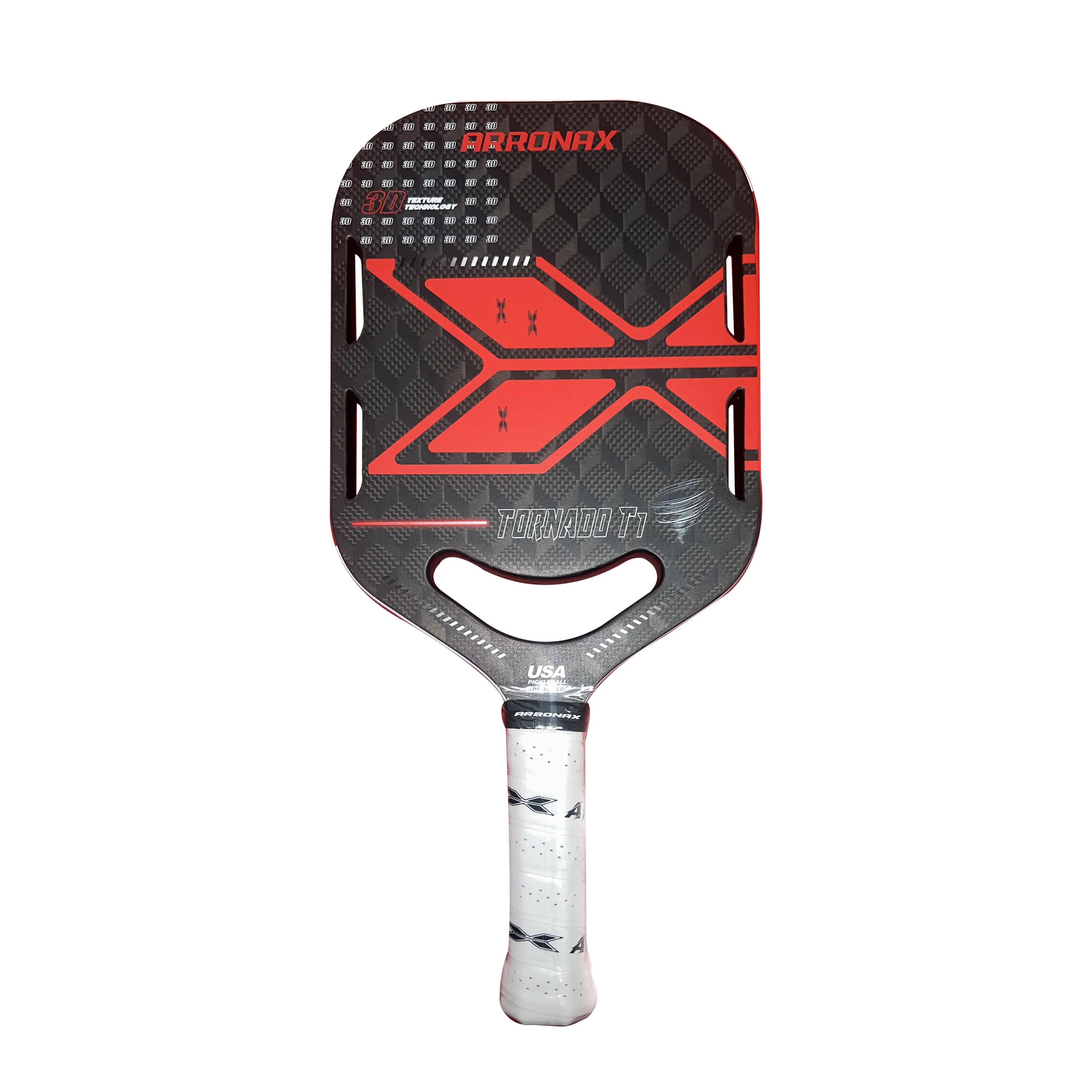 Arronax 3D 18k คาร์บอนไฟเบอร์เทอร์โมฟอร์มปู Pickleball พร้อมโพรพิลีนแกนรังผึ้ง USAPA อนุมัติการออกกําลังกายกลางแจ้ง