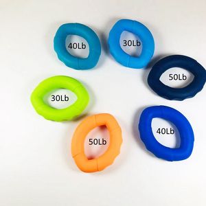 Agarraderas de Entrenamiento de Fuerza para Gimnasio, Anillo de Silicona con Forma de Oliva para Fortalecer las Manos - Product Image 2