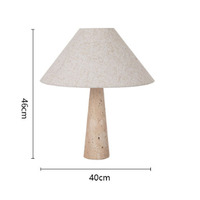 Lampe à abat-jour en métal LED à piles réglable de style nordique moderne, avec protection oculaire et garantie de 3 ans