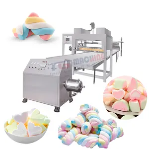 Высококачественная электрическая линия обработки зефира, коммерческая машина для производства хлопковой конфеты на продажу