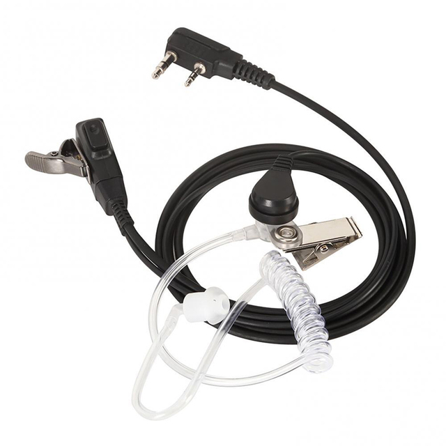Air Tube Baofeng 888s Two Way Radio Headphones Spy Earpiece for Walkie Talkie K64