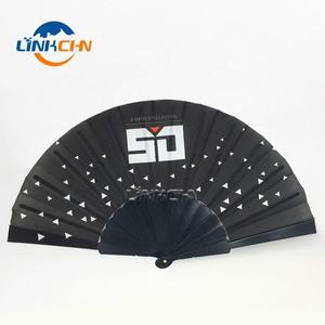 Éventail pliant unique en plastique à motif dollar, personnalisable avec logo, pour usage promotionnel, vente en gros - Product Image 2