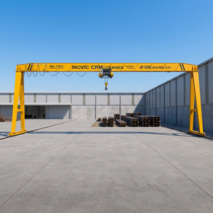 Grúa Goliath de Doble Viga con Polipasto Eléctrico |   Grúa Pórtico para Fábrica y Patio de Trabajo de 1 a 20 Toneladas - Product Image 3