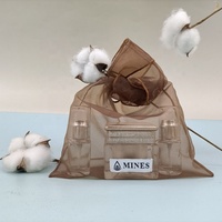 Sac fourre-tout en organza de haute qualité, imprimé avec logo, pour cadeaux, aliments, bonbons, parfums, cosmétiques, lunettes, protection contre la poussière - Recyclable