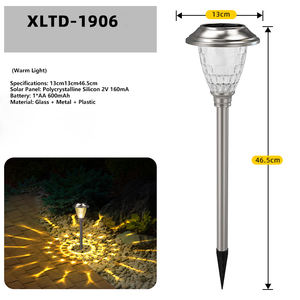 Lumières de voie solaires à LED pour l'extérieur Lampe décorative en verre Lampe à pic pour pelouse Lumière <span class=keywords><strong>solaire</strong></span> imperméable pour décoration de jardin - Product Image 4