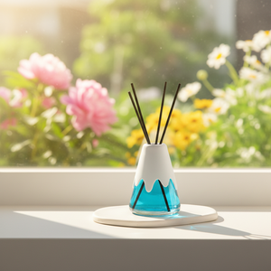Custom Fragrance Glass Reed <strong>Diffuser</strong> Sets 130ml Long-Lasting <strong>Refill</strong> Oil Aroma Gift Set for Home <strong>Car</strong> Air Fresheners Romantic - Product Image 5
