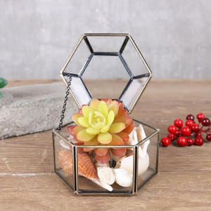 Terrario Colgante de Cristal, Moderno y Artístico, con Forma de Lágrima, Geométrico, Poliedro, Soporte para Plantas de Aire, Maceta de Escritorio, Florero DIY - Product Image 3