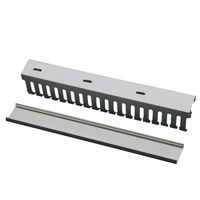 Conduit de câblage à fente ouvert en PVC à impact élevé H X W goulotte de câble en plastique 2 m/pcs