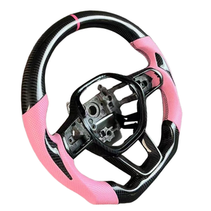 Volante Deportivo de Fibra de Carbono Forjado con Luces LED para <span class=keywords><strong>Honda</strong></span> <span class=keywords><strong>CRV</strong></span> 11ª Gen, Civic Si <span class=keywords><strong>Type</strong></span> <span class=keywords><strong>R</strong></span> FK7 2021 2022 <span class=keywords><strong>2023</strong></span> 2024 2025 2026 - Product Image 2