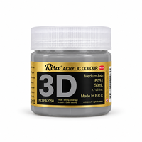 Peinture acrylique 3D 50 ml pour décoration de citrouille d'Halloween, pigment brillant imperméable, forte couvrance, pâte artisanale épaisse et lisse
