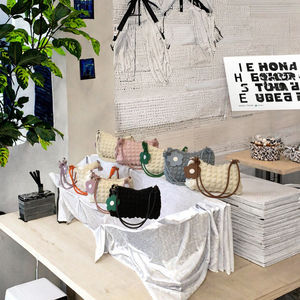 Bolso de Hombro de Verano para Mujer, Bolso de Mano Plegable de Color Sólido, Bolsos de Diseñador para Mujer - Product Image 3