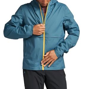 Service OEM, logo personnalisé, veste coupe-vent en polyester pour le sport et les activités de plein air, fermeture éclair sur le devant, poche, veste softshell imperméable pour femmes - Product Image 2