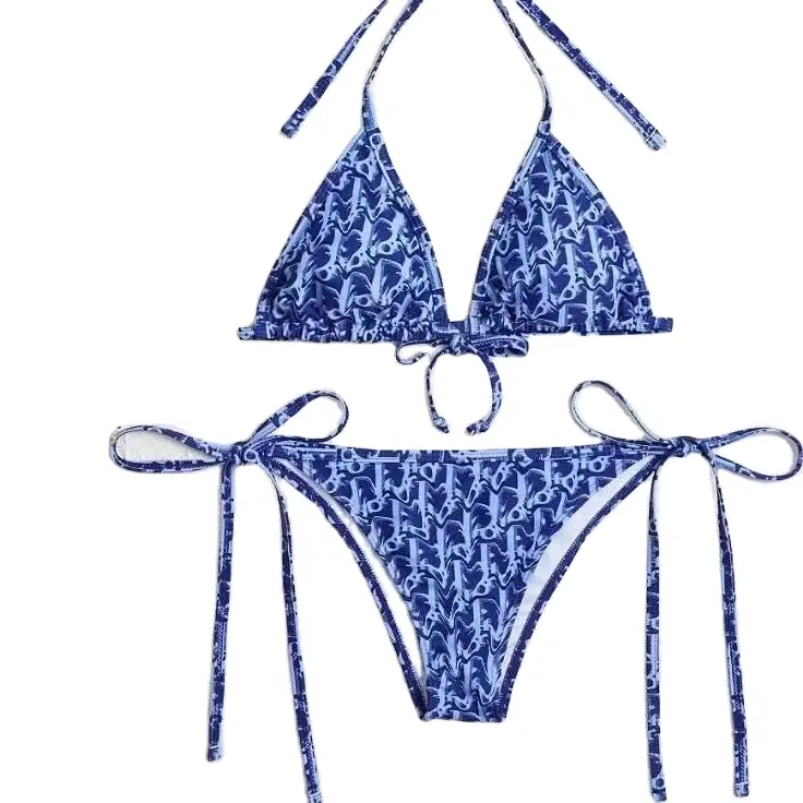 Лучшая летняя одежда роскошный дизайнерский брендовый женский сексуальный купальник пляжная одежда купальные костюмы для женщин комплект бикини