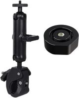 Kit de Montaje Starlink Mini con Base de Conversión para Adaptador de Tubo, Soporte de Antena Satelital Ajustable Multiángulo de Aleación de Aluminio para RV