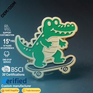 Badge <span class=keywords><strong>de</strong></span> revers en émail personnalisé sur le thème <span class=keywords><strong>de</strong></span> l'anime, en alliage <span class=keywords><strong>de</strong></span> zinc, avec illustration mignonne, fabricant - Product Image 1