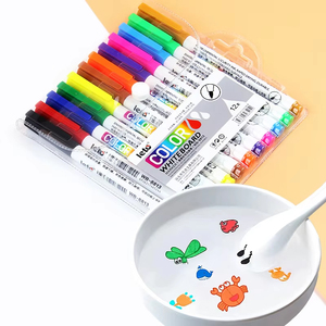 12 Màu Nước Tranh Bút Nước Ma Thuật Nổi Doodle Bút Nhiều Màu Sắc Vẽ Bút Đánh Dấu Giáo Dục Sớm Đồ Chơi Bút Đánh Dấu Bảng Trắng - Product Image 1