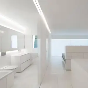 Sanhai desain Interior minimalis gaya 3D Max Rendering produk lantai rencana dekorasi rumah Modern Master rencana konstruksi gambar