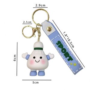 พวงกุญแจบาสเก็ตบอล สร้างสรรค์ น่ารัก การ์ตูน ซิลิโคน ซีรีส์กีฬา ตุ๊กตาจี้เล็ก ของขวัญวันชาติ รุ่น 001 - Product Image 5