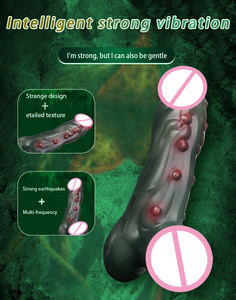 Buitenaardse <span class=keywords><strong>Dildo</strong></span> 'S Vibrator Met Nubs Realistische Siliconen <span class=keywords><strong>Dildo</strong></span> Voor Volwassen Plezier Multi-Speed Vibratie Erotisch Speelgoed Voor Mannen En Vrouwen - Product Image 5