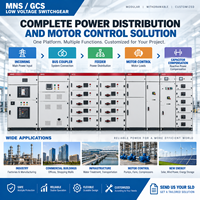 Armoire de commutation hybride MNS à basse tension, extractible, 630A 6300A 0.4kV 0.69kV IP4X, pour centrale électrique, poste de transformation et centre de données