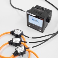 Compteur numérique LCD triphasé ME537 96x96mm, analyseur d'énergie multifonction, RS485 Modbus TCP avec enregistreur de données et journal d'événements