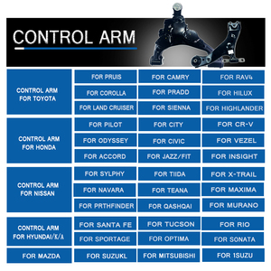 TNG Fabricante de fábrica Piezas de suspensión Brazos de control inferiores superiores traseros delanteros para <span class=keywords><strong>SUZUKI</strong></span> SWIFT GRAND VITARA CARRY <span class=keywords><strong>BALENO</strong></span> - Product Image 2