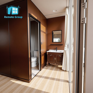 Apple Cabin Casa Container Prefabbricata Moderna in Acciaio da 20ft 40ft con Camera da Letto e Soggiorno <span class=keywords><strong>per</strong></span> Ufficio Mobile, Negozio o Mini Casa - Product Image 5