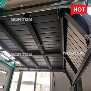 <span class=keywords><strong>Porte</strong></span> <span class=keywords><strong>de</strong></span> <span class=keywords><strong>garage</strong></span> <span class=keywords><strong>pliante</strong></span> verticale à portes grillées <span class=keywords><strong>Porte</strong></span> <span class=keywords><strong>de</strong></span> <span class=keywords><strong>garage</strong></span> sectionnelle à lattes en aluminium encastrée - Product Image 4