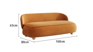 Tecnología de tela impermeable sofá luz Retro Simple sala de estar tela fácil de cuidar de sofás de sala de estar - Product Image 6