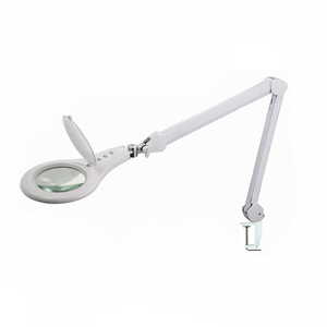 โคมไฟตั้งโต๊ะ LED พร้อมแว่นขยายแบบหนีบ ปรับแขนได้ สำหรับงานบัดกรีซ่อมอุปกรณ์อิเล็กทรอนิกส์ - Product Image 1