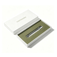 Boîte à parfum en papier avec couvercle et base, emballage cosmétique personnalisé avec doublure en velours pour échantillon de parfum, testeur de parfum, coffret cadeau