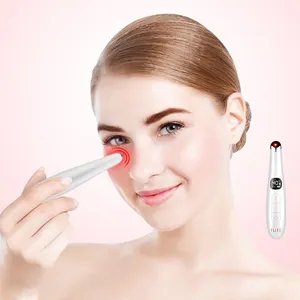 Easy-to-Use 3 In 1 Hot Massage Red Light Therapy Vibration Eye Care Wrinkle Remover Firming Brightening Device