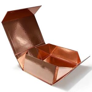 Cajas de Regalo Magnéticas de Cartón Plegables al por Mayor, Impresión de Logotipo Personalizado, Caja Rígida con Cierre Magnético Reciclable - Product Image 1