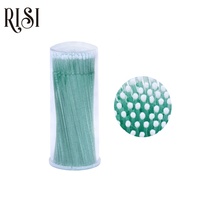 Outils d'extension de cils RISI Micro écouvillons Extensions de cils Micro-écouvillon de cils de marque propre Fournisseur d'usine Micro-écouvillon jetable