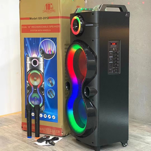 Altavoz para Fiestas GD-2012, Último Modelo, Caja de Altavoz Doble de 10 Pulgadas y 50w, Woofer Grande TWS, Lámpara de Proyección, con Control Remoto - Product Image 3