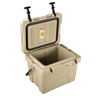 Glacière dure portable en plastique PEBDL moulé par rotation pour l'extérieur coffre à glace écologique pour la pêche stockage des aliments peut
