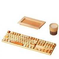 Teclado Mecánico OEM de Tres Modos Bun Wonderland MG108B, Nuevo, USB Tipo-C, 108 Teclas, Interruptores RGB Intercambiables en Caliente, Tamaño Completo