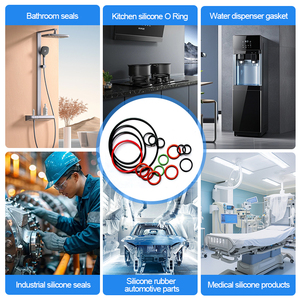 JOINT TORIQUE en Silicone Avec Différentes Tailles et Couleurs JOINT TORIQUE En Caoutchouc Résistant À L'huile/JOINT TORIQUE En Silicone/Couleur Caoutchouc <span class=keywords><strong>O</strong></span> Anneau - Product Image 4