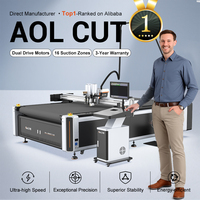 Plotter de Corte Plano Digital CNC AOL1625 con Cabezal Intercambiable