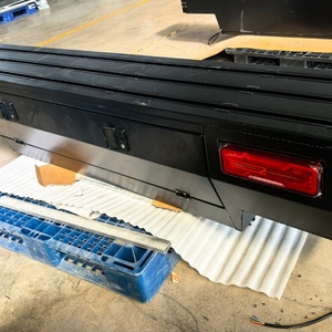 Portable Aluminum Alloy Ute Canopy with Accessories Waterproof Lockable 2 Compartments up 2000L Capacity Pickup Truck Toolboxes - Product Image 6