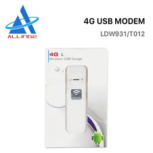 ALLINGE MIN123 LDW931 T012 4G Wifi نقطة ساخنة 4G LTE مودم Usb راوتر واي فاي مع بطاقة Sim