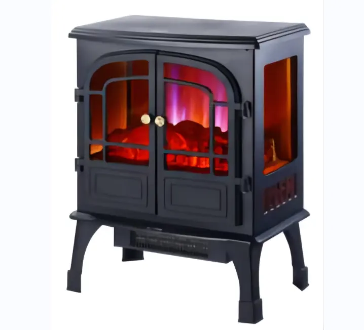 YOHO Neuankömmling Indoor Electric Fire Place Herd 20iron3d Fire Mirrored Dekorative elektrische Kamine Raum Edelstahl