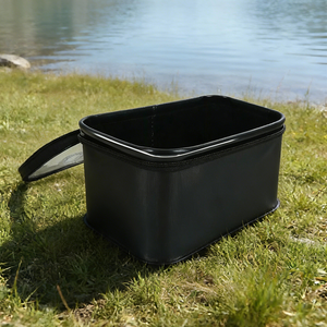 Seau en plastique EVA transparent et étanche pour le rangement des accessoires de pêche en mer et en rivière - Product Image 2