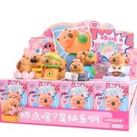 Boîte mystère en vinyle avec peluche lapin au design créatif et mignon, thème Jardin Secret et Langage des fleurs, produit très demandé
