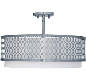 Lámpara de Techo Ajustable de Tamaño Largo con Pantalla de Lino Blanco para Decoración de Hotel, Bar o Tienda - Product Image 4