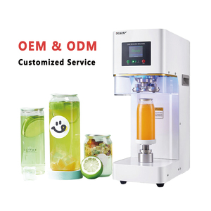 Máquina Selladora de Latas de Aluminio PET para Té de Burbujas, Elevador No Giratorio, Empaquetado Automático en Papel, Sellado en Frío para Bebidas Enlatadas, Eléctrica - Product Image 2