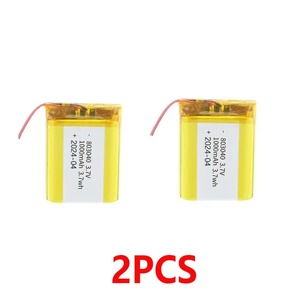 803040 3.7V 1000mAh แบตเตอรี่ลิเธียมโพลิเมอร์สำหรับ MP3/<span class=keywords><strong>4</strong></span>/5 DVD GPS <span class=keywords><strong>VR</strong></span> DVR เครื่องเล่นเครื่องนำทางลำโพงไฟฟ้าแบตเตอรี่ Li-Ion - Product Image 5