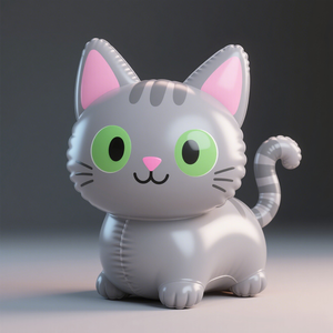 Dessin animé <span class=keywords><strong>gonflable</strong></span> <span class=keywords><strong>piscine</strong></span> flotteur PVC Animal jouet avec pour <span class=keywords><strong>chat</strong></span> chien mouton cochon autres animaux amusants en plein air - Product Image 1